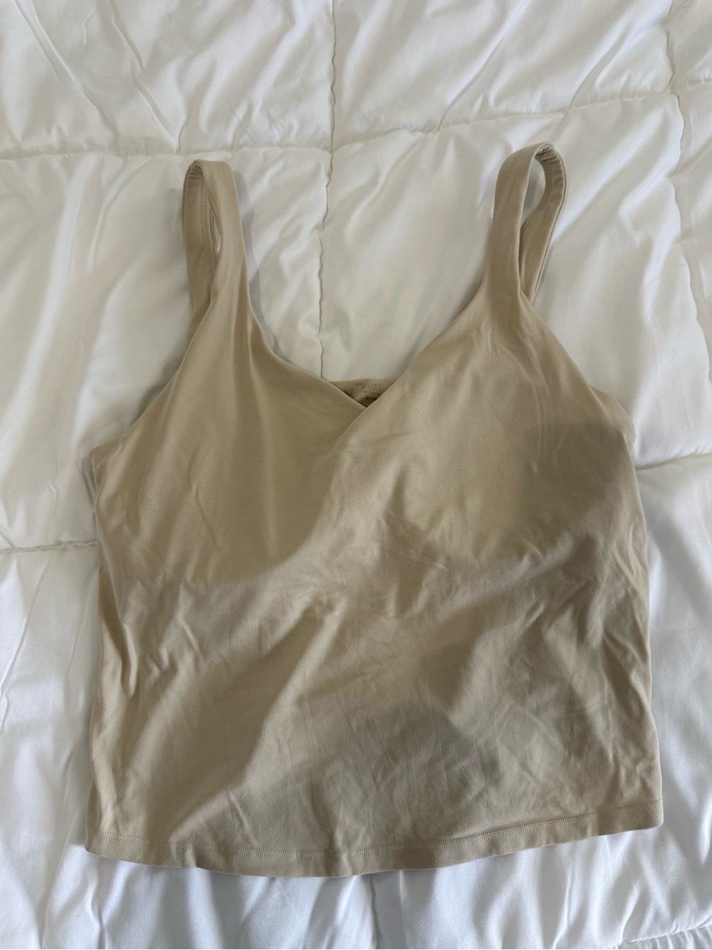 Offline by aerie Beige Tank Top